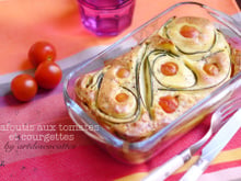 Clafoutis aux tomates et courgettes
