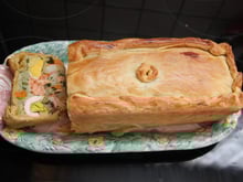 Koulibiac de surimi Coraya et de saumon au rapé de la mer