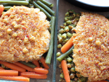 Croustillant de volaille aux petits légumes