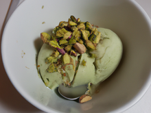 Glace à la pistache économique