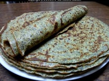 Crêpes à la farine de lentilles