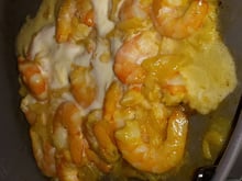 Crevettes à la crème