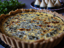 Quiche au Boursin Roquefort