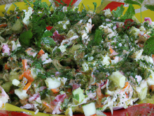 Salade de pastèque maison