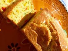 Cake au poivron et saumon fumé