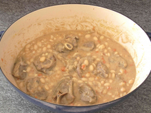 Ragoût d'agneau aux cocos de Paimpol