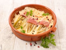 Endives au jambon gratinées