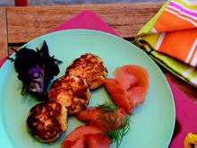 Blinis de Juliette au saumon fumé