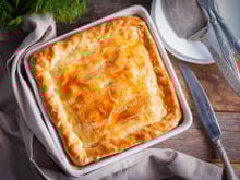 Tourte aux cèpes rapide