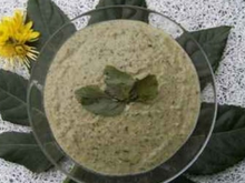 Velouté de topinambours et cresson