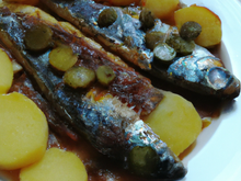 Sardine de pommes de terre