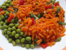 Riz rouge aux légumes