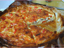 Tarte aux harengs  fumés