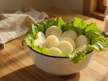 Cœur de palmier en salade, vinaigrette légère au citron