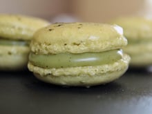 Macarons au thé vert matcha