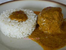 Paupiettes de porc au tikka masala