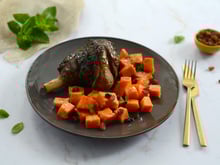 Souris d'agneau à la menthe et au miel