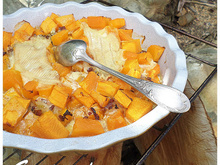 Potiflette ou gratin de potiron comme une tartiflette
