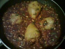 Poulet aux poivrons maison