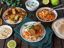 Boulettes de poulet façon keftas, gratin de gnocchis à l'italienne, flans de courgette aux amandes, bruschetta : le menu de la semaine du 26 au 30 septembre