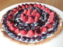 Tarte aux fruits rouges et mascarpone