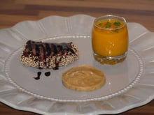 Rumsteck déglacé à la vanille et sa purée de potimarron aux épices douces