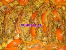 Côtes d'agneau aux légumes