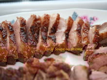 Magret de canard à l'orange et aux épices