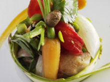 Navarin de lapin aux petits légumes printaniers