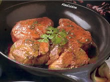 Bœuf glacé miel et moutarde