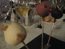 Sucette foie gras chocolat