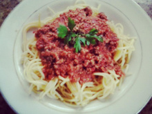 Spaghettis bolognaise