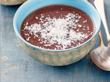 Crème de noisettes et raisins secs