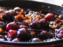 Cerises flambées à la bourguignonne