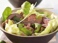 Salade d'agneau à la citronnelle