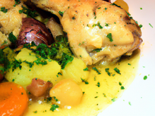 Chapon aux quetsches