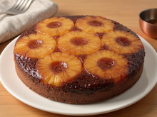 Gâteau à l'ananas caramélisé