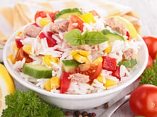 Salade de riz au thon