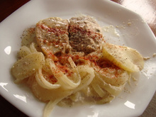 Côte de porc dauphinoise