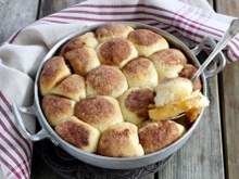 Gâteau brioché pommes-cannelle