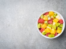 Salade de fruits au coco