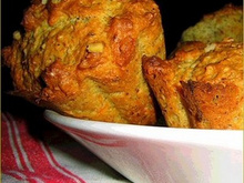 Muffins carotte, noisettes