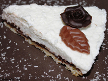 Cheesecake au nutella et à la noix de coco