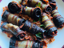 Pâtes aux aubergines