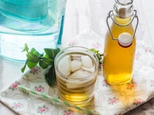 Sirop de menthe rafraîchissant