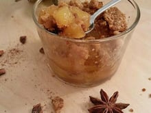 Crumble à l'ananas & aux épices