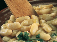Haricots Tarbais cuisinés à la graisse d'oie