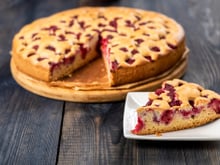 Gâteau au yaourt et aux framboises