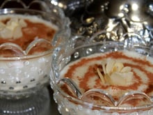 Crème de riz à la rose (Mouhalabia)
