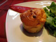 Cake au chorizo et au poivron de piquillo